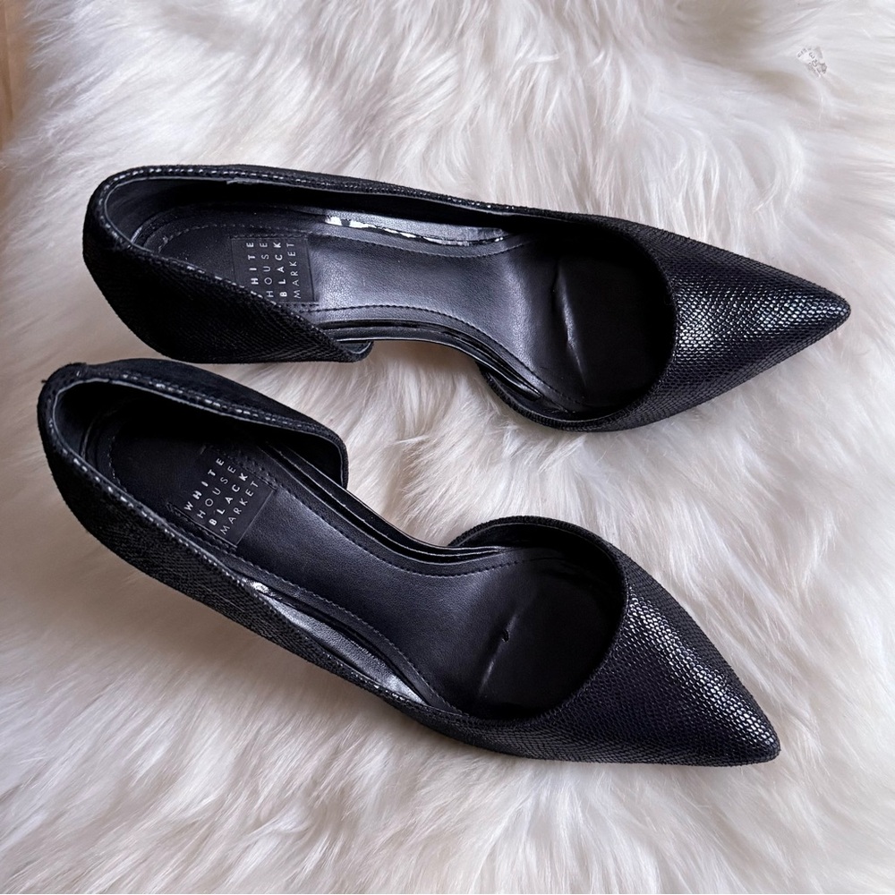 Black House White Market Shiny D'Orsay Pumps - Picture 4 of 11